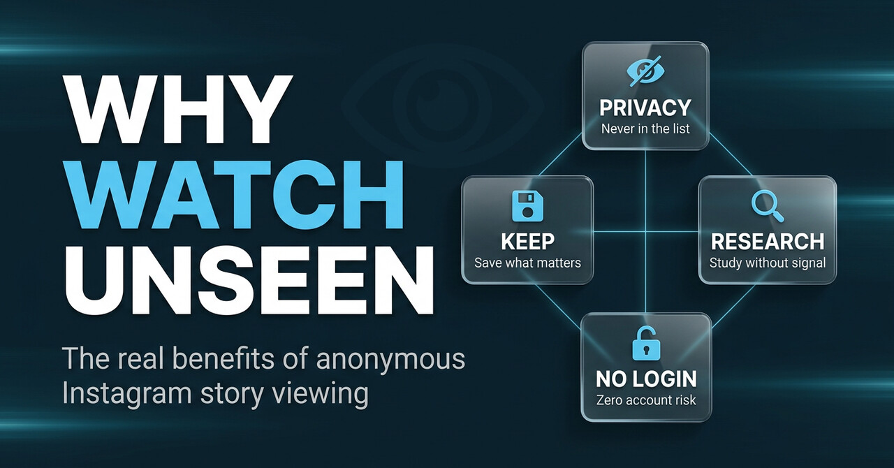Top Benefits of Anonymous Instagram Story Viewing